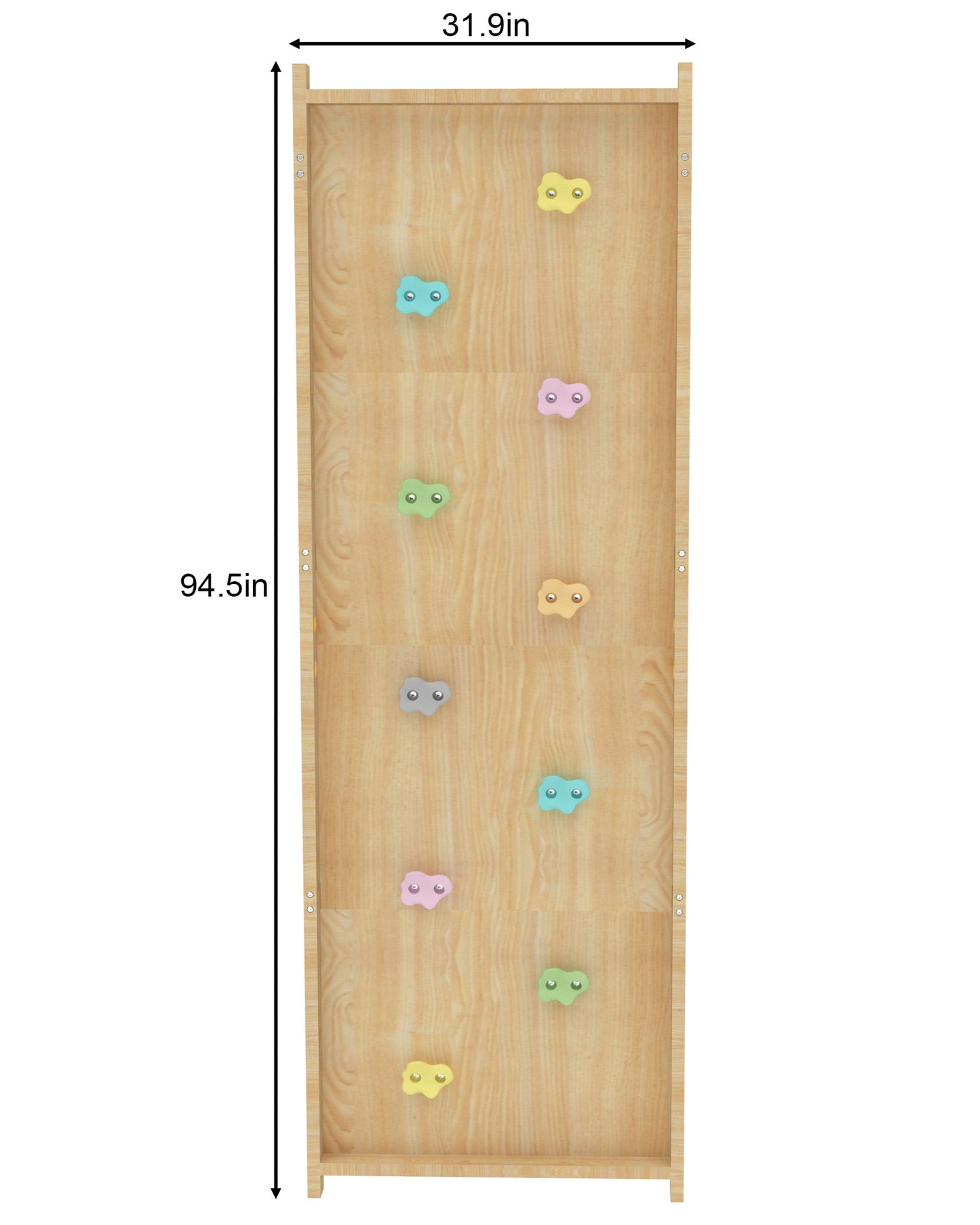 Walnut Modular - 9-in-1 Swedish Ladder Wall Gym and Climber