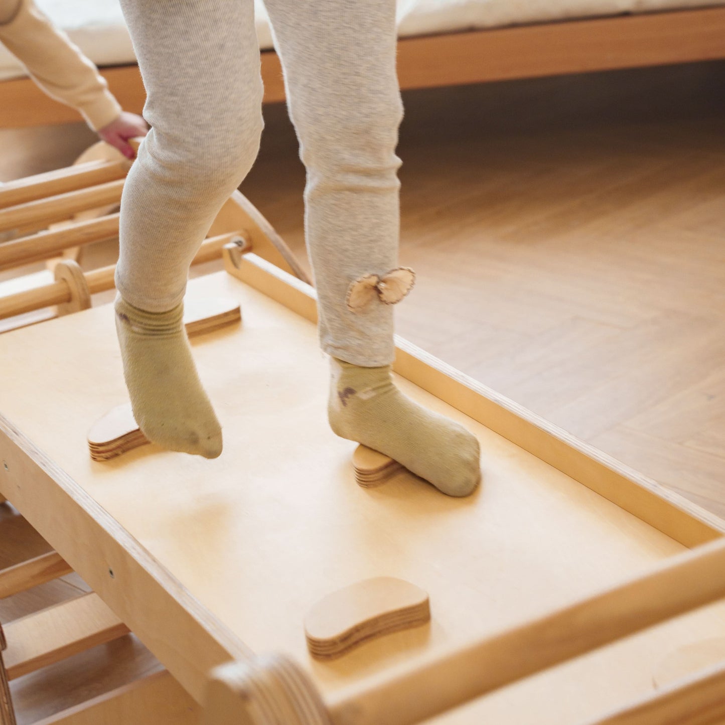 Bazel - Pikler 6-in-1 Climber with Rocker Arch and Slide Set.