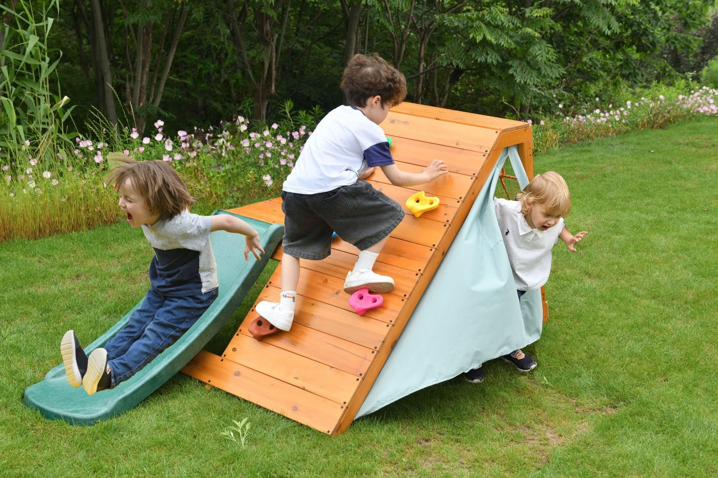 Palm - 5-in-1 Outdoor and Indoor Playground Playset.
