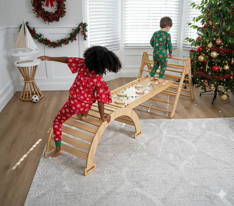 Indoor Pikler Triangles, Arches & Rockers