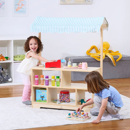 Holly - Wooden Market Shelf and Stand.