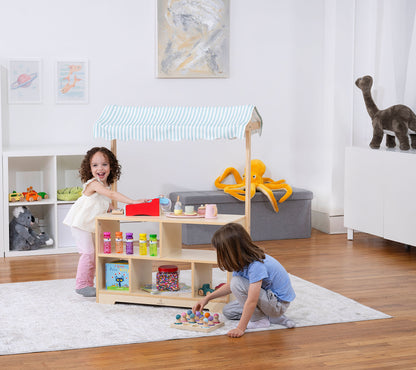 Holly - Wooden Market Shelf and Stand.