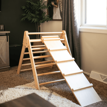 Olive- Pikler Triangle Ladder and Climber Slide - Multiple Sizes.