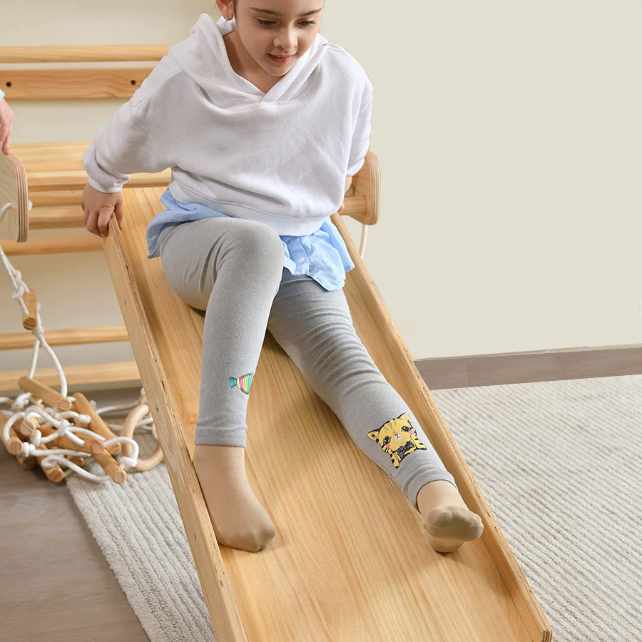 Botula Wood Betula Swedish Wall Ladder & Climber – Indoor Wooden Gym for Kids ...