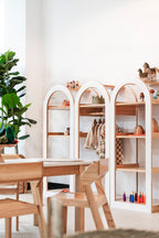 Arched Dresser – White (Dress-Up Display & Storage)