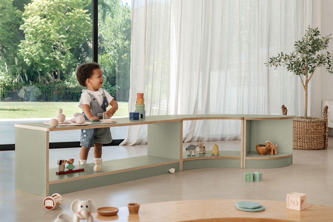 Baby Flexispace Modular Storage Set (3-Piece) – Sage