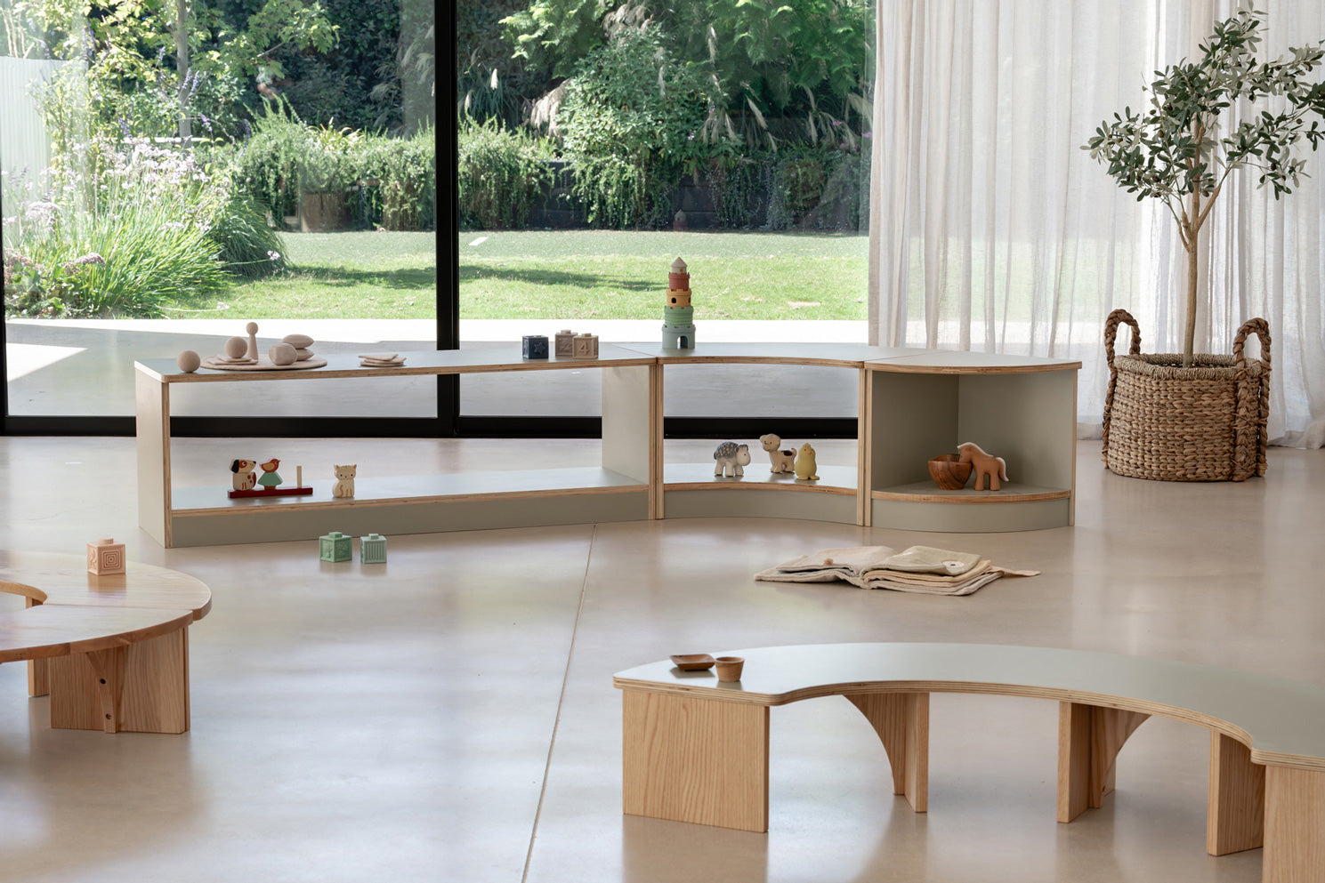 Baby Flexispace Modular Storage Set (3-Piece) – Sage