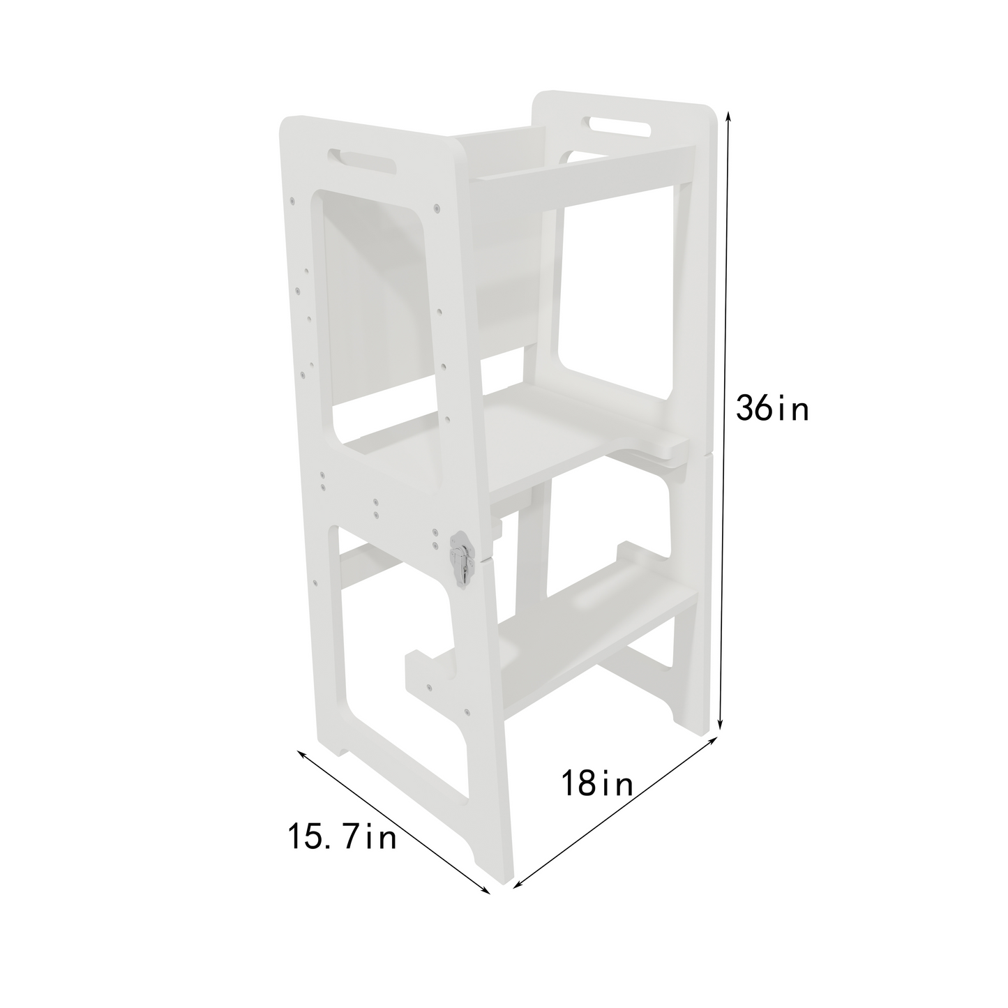 Date - 4 in 1 Kitchen Tower, Desk, Step Stool and Chalkboard.