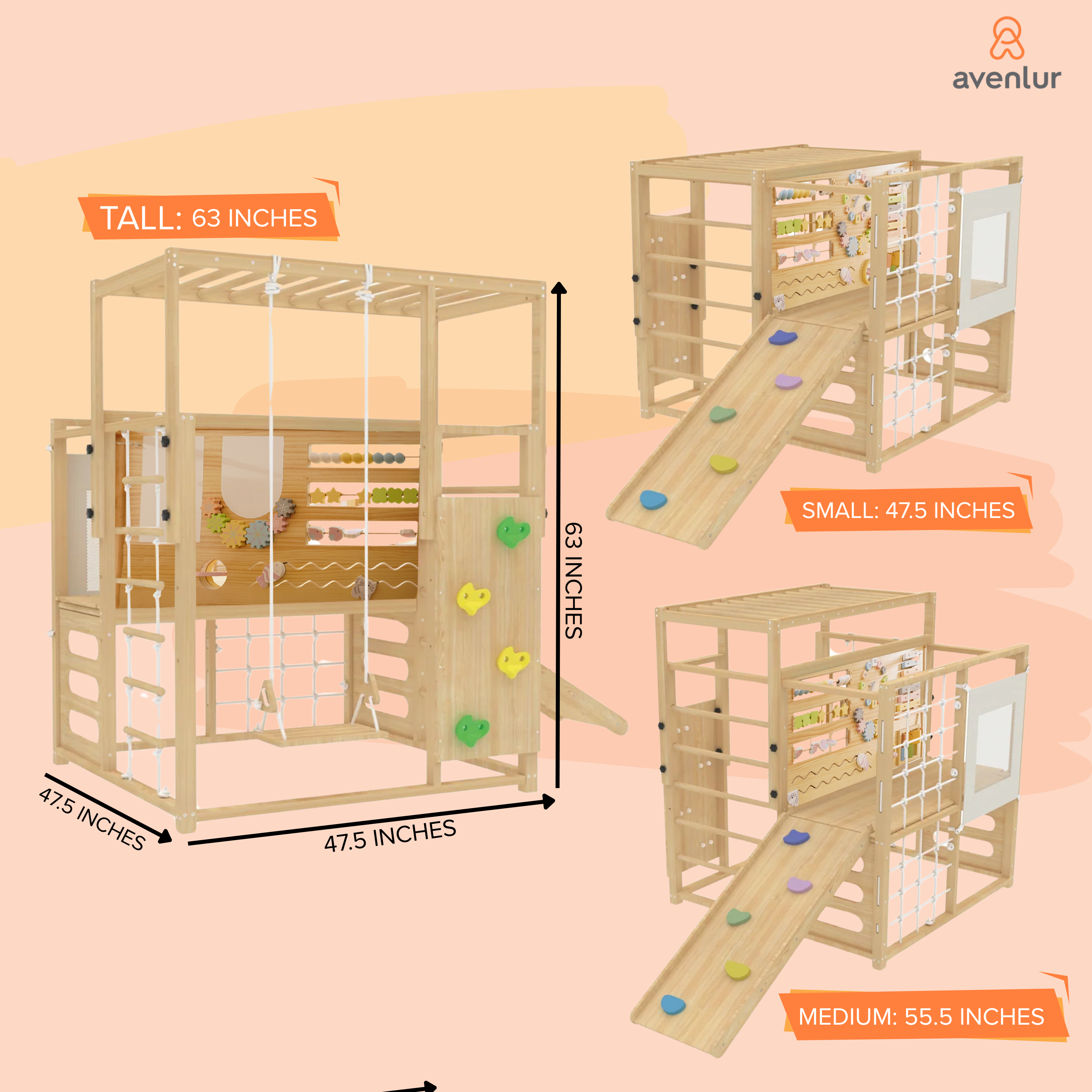 Alpine Adventure Gym | Indoor Climb & Slide Playset | Avenlur Alpine Adventure Gym | Indoor Climb & Slide Playset | Avenlur