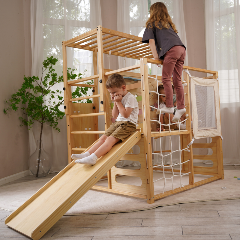 Alpine Adventure Gym | Indoor Climb & Slide Playset | Avenlur Alpine Adventure Gym | Indoor Climb & Slide Playset | Avenlur