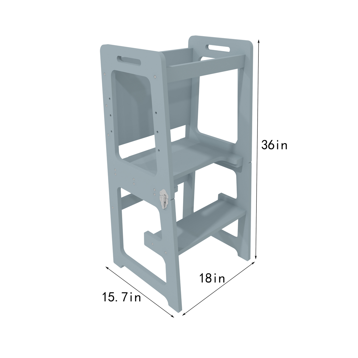 Date - 4 in 1 Kitchen Tower, Desk, Step Stool and Chalkboard