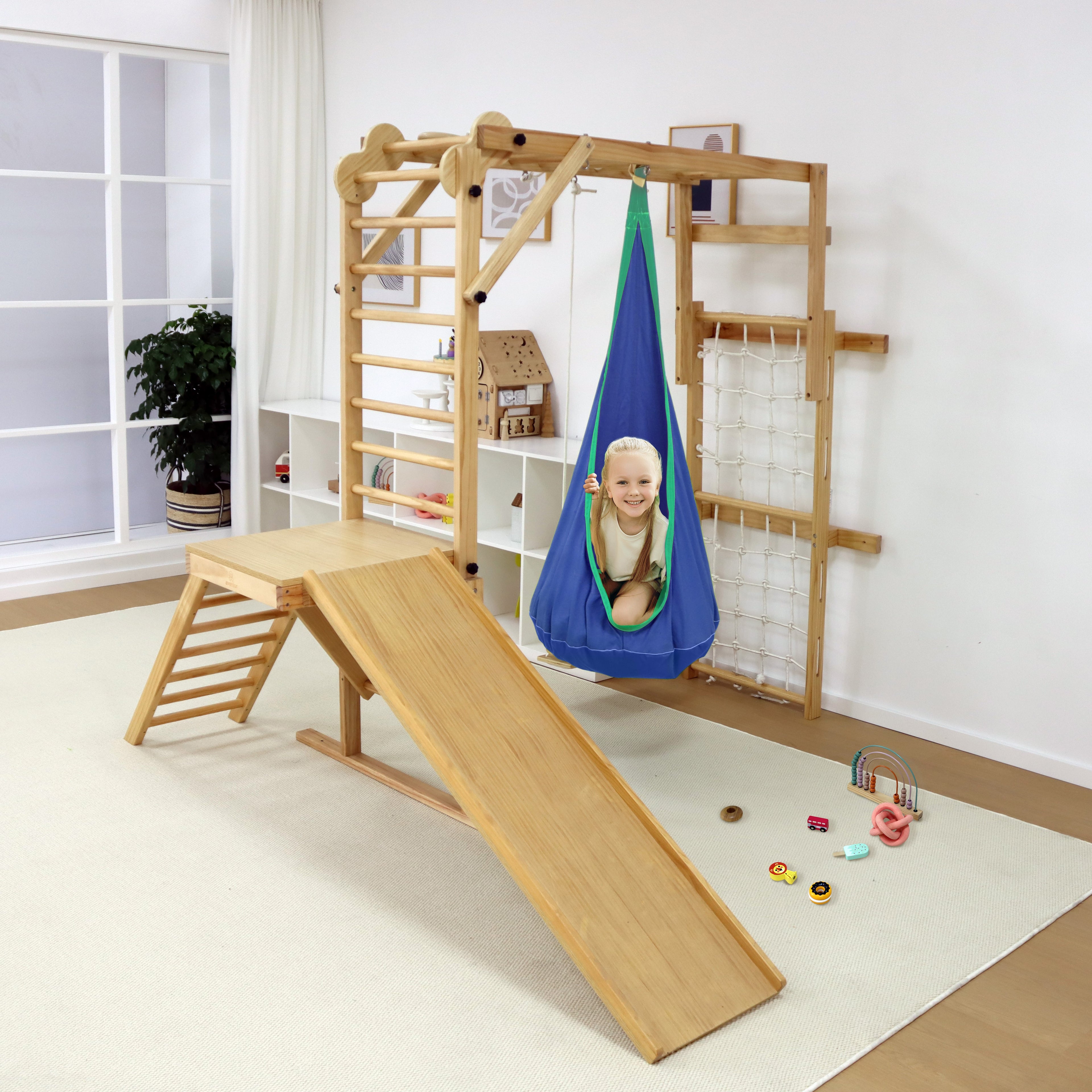hängematte kinder indoor Avenlur Sinnesschaukel-Hängematte – Befestigung für Montessori-Kletterer