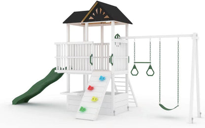 Craftsman - Modern Backyard Outdoor Swing Set.