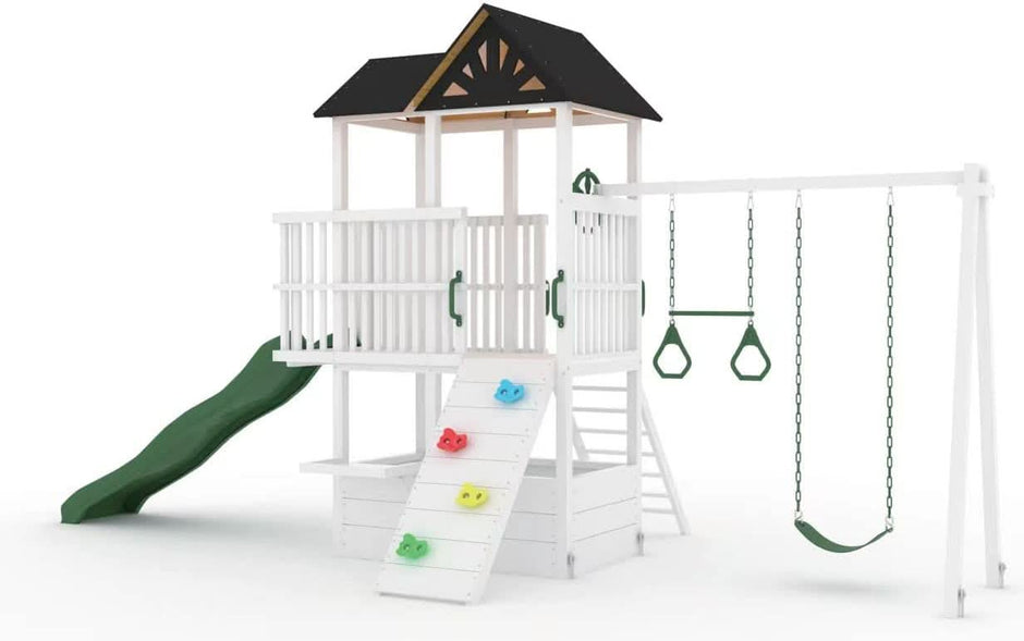 Wooden Playgrounds, Gyms, Swing Sets & Climbers | Avenlur