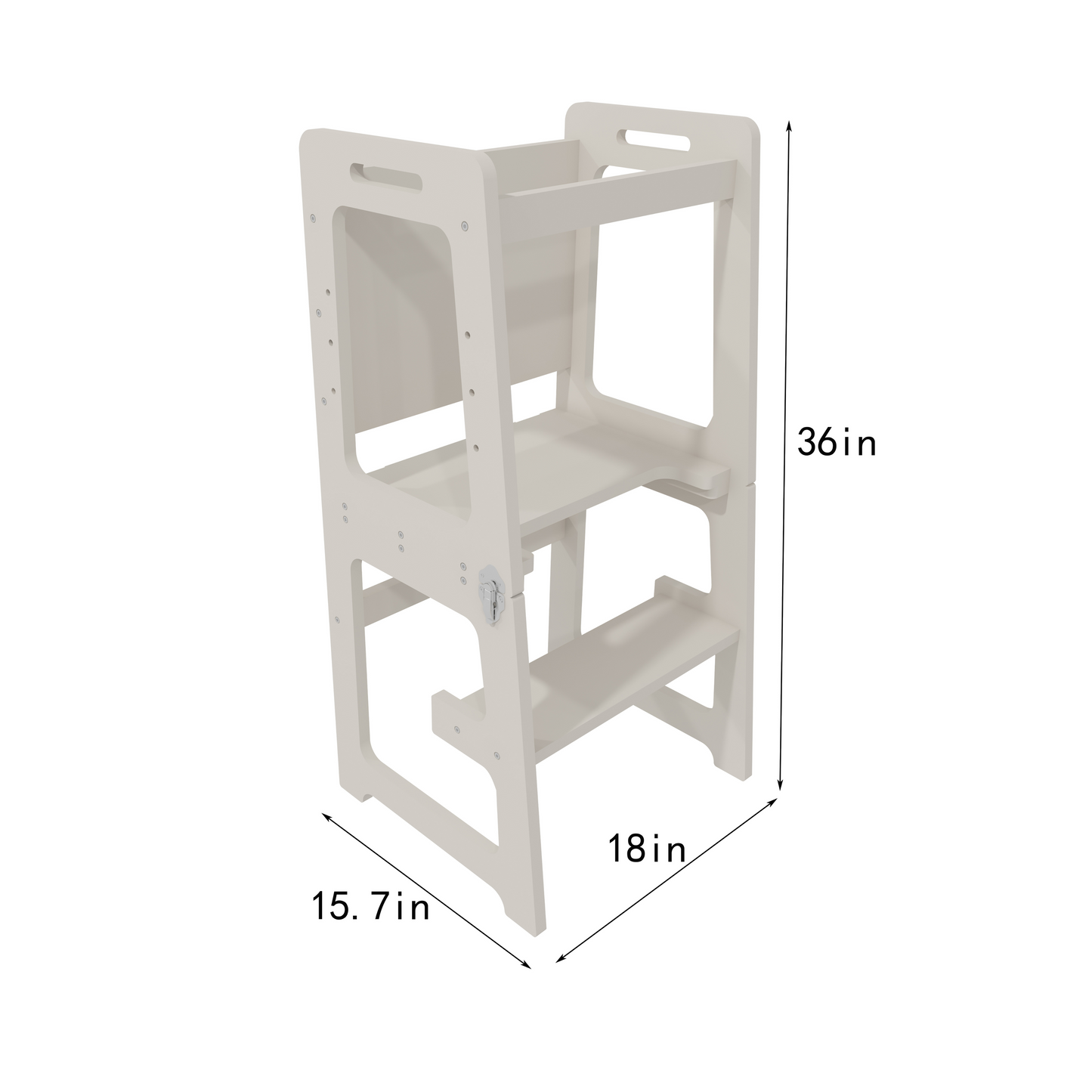 Date - 4 in 1 Kitchen Tower, Desk, Step Stool and Chalkboard