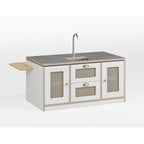Macedon Breakfast Bar – Modern Play Island with Stools Included