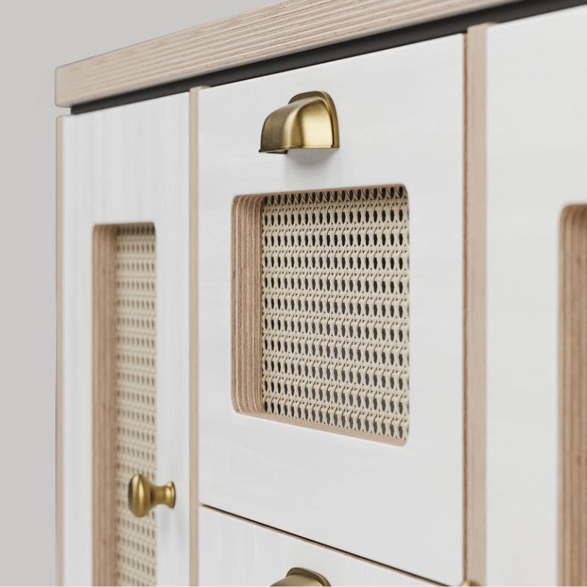 Macedon Breakfast Bar – Modern Play Island with Stools Included