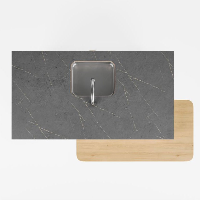 Macedon Breakfast Bar – Modern Play Island with Stools Included