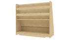 Wooden Classroom Bookshelf – 4 Tier Front-Facing Display | 32" H x 36.5" W x 14.5" D