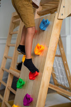 Magnolia Cocomelon 7-in-1 Wooden Indoor Playset – Montessori Climber for Toddlers