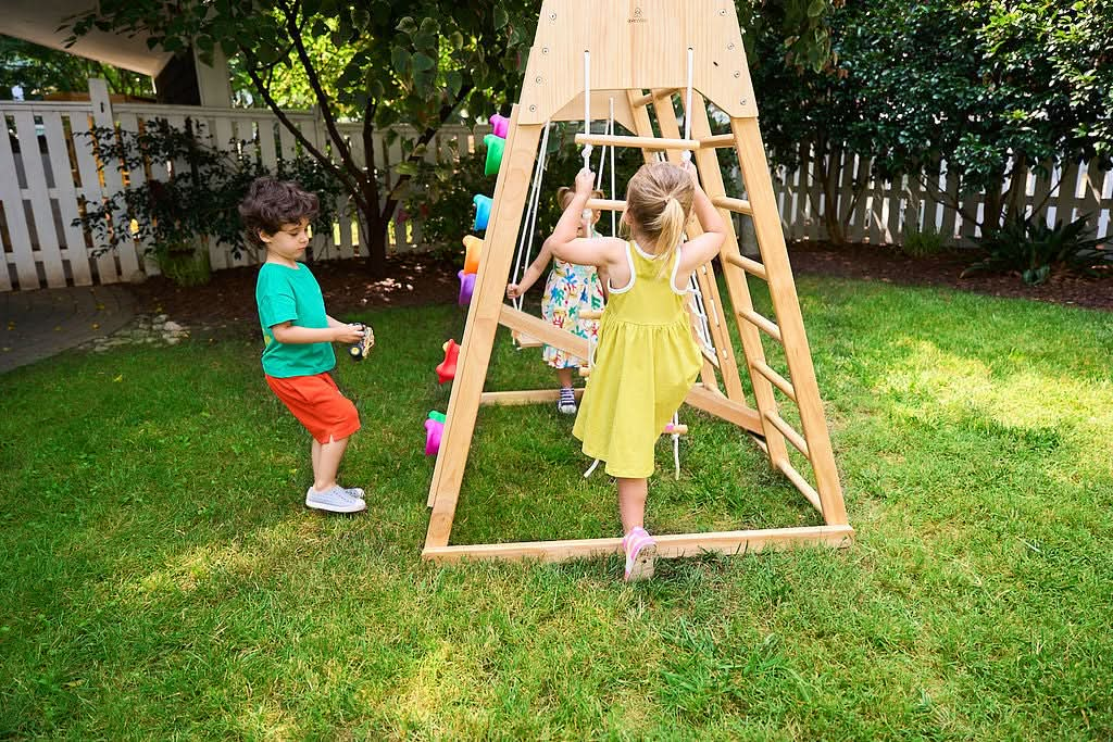 Magnolia - Outdoor and Indoor - Real Wood 7-in-1 Playset.