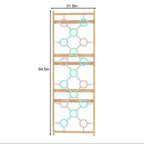 Walnut Modular – Ring Wall Climbing Panel Attachment (For 95”)