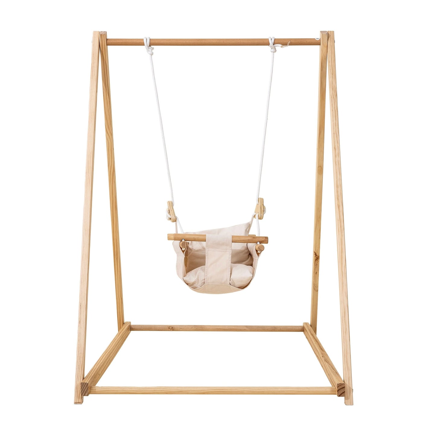 Spruce - Baby and Toddler Foldable Wooden Swing Set.