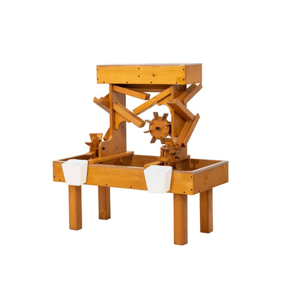 Outdoor Wooden Water Table For Kids, Toddlers Playset.