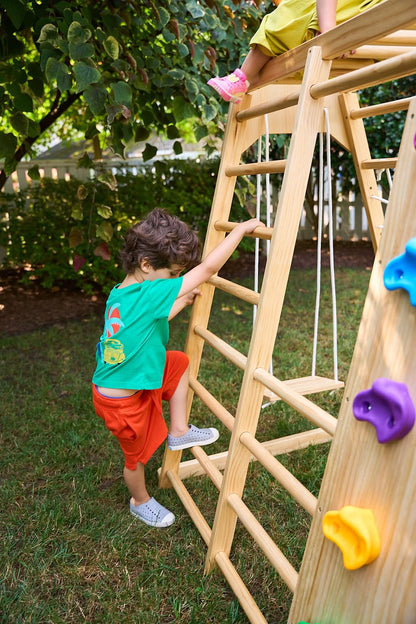 Magnolia - Outdoor and Indoor - Real Wood 7-in-1 Playset.