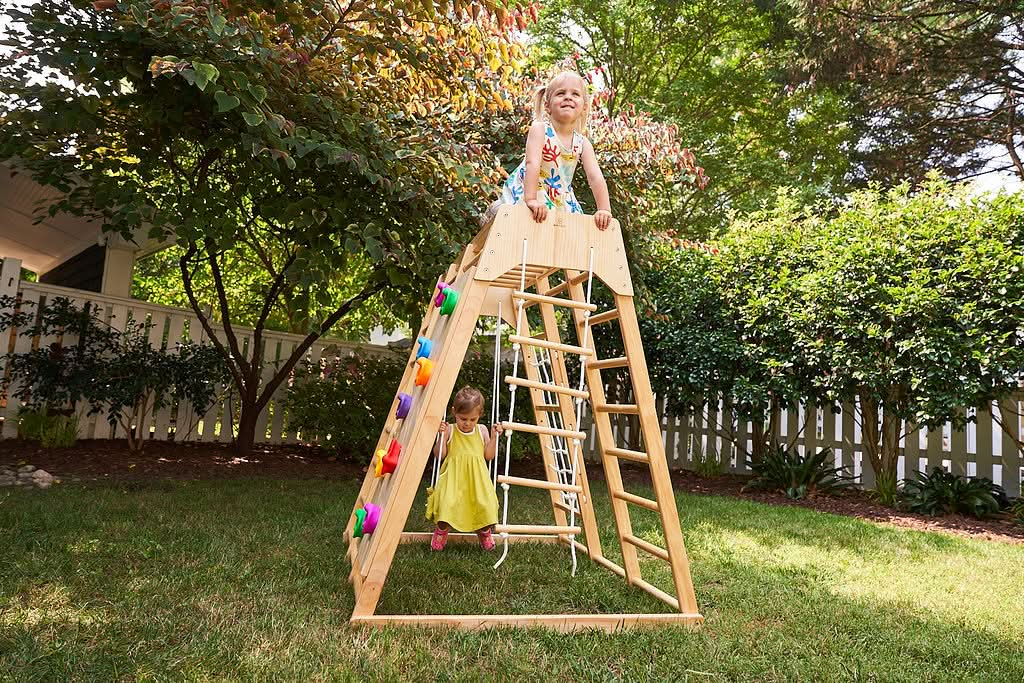 Magnolia - Outdoor and Indoor - Real Wood 7-in-1 Playset.