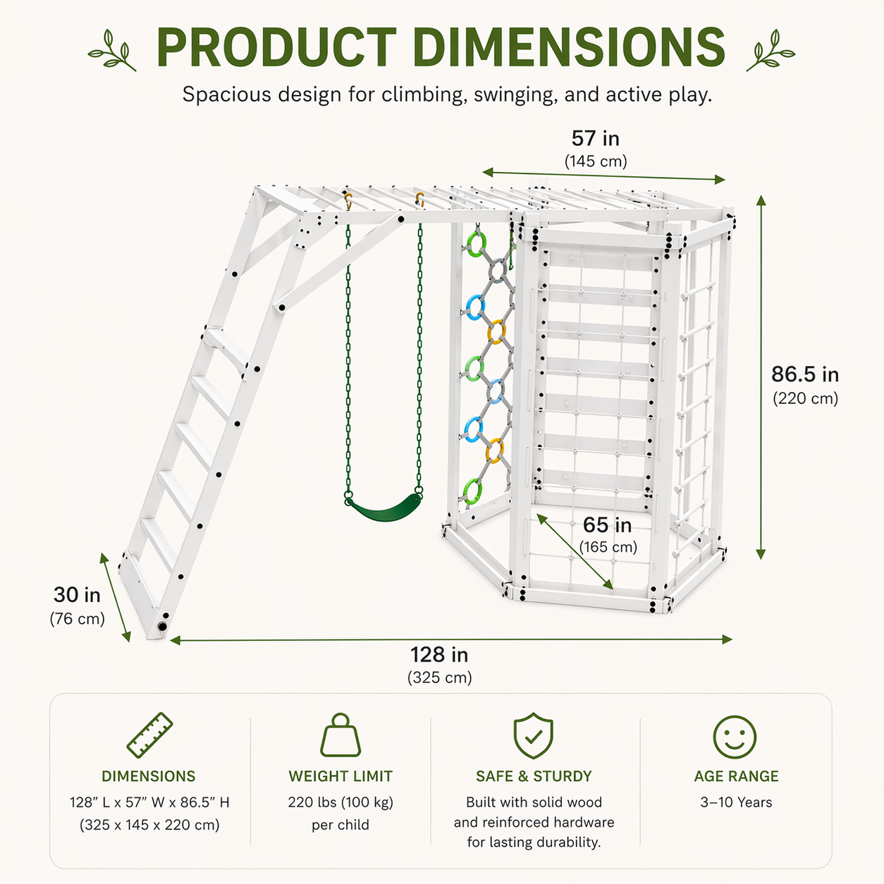 Hawthorn | Octagon Outdoor Jungle Gym