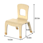 Pear Classroom Chair (2-Pack) – 10" Seat Height