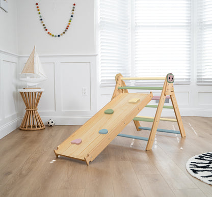 Hazel CocoMelon - Pikler Triangle Ladder & Rocker Set