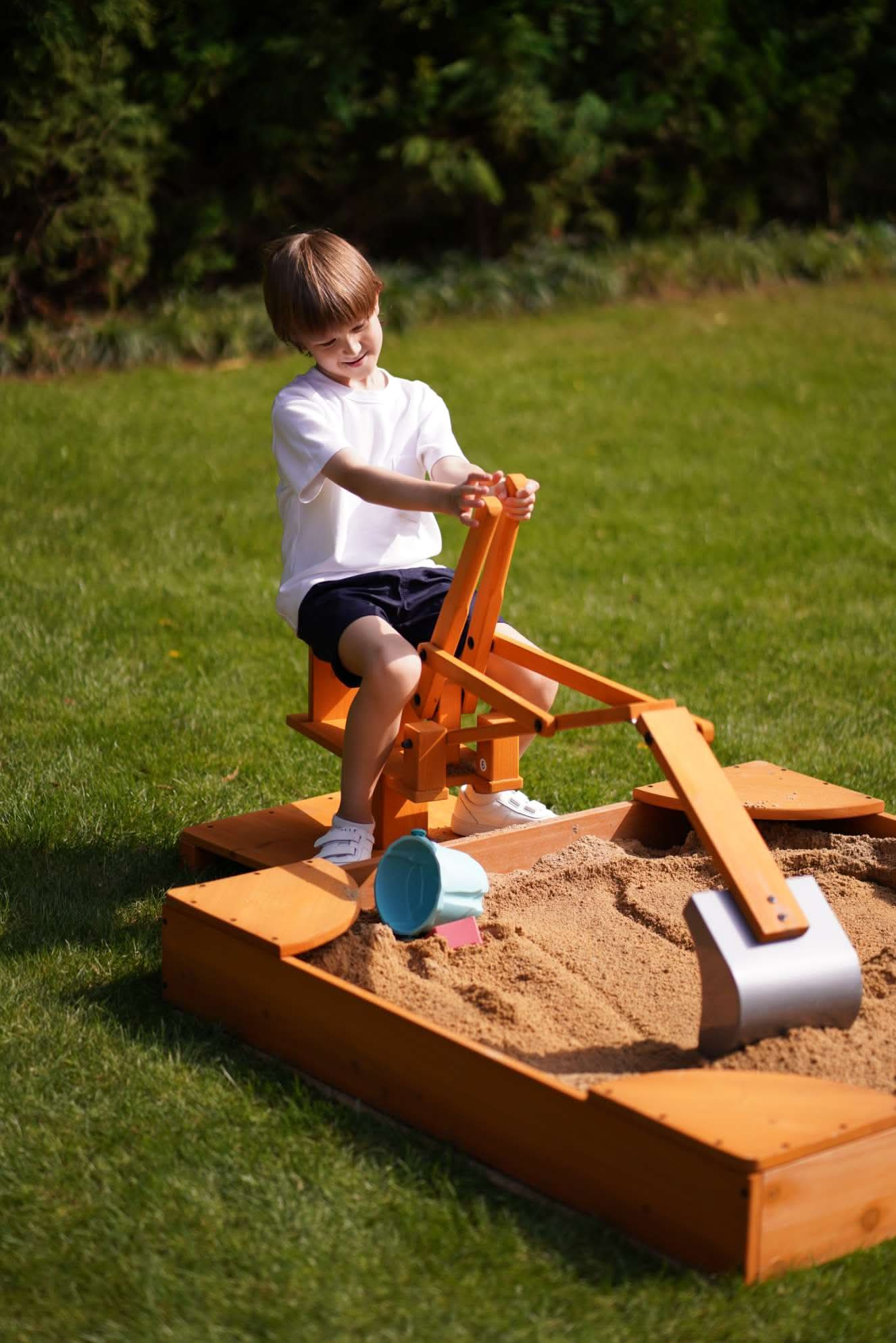 Sandbox excavator on sale