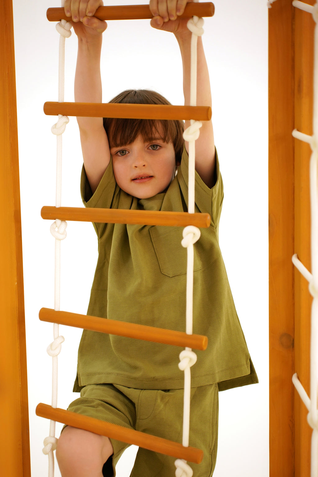 Hawthorn Outdoor Climber Playset | Monkey Bars, Swing & Octagon Climber for Kids