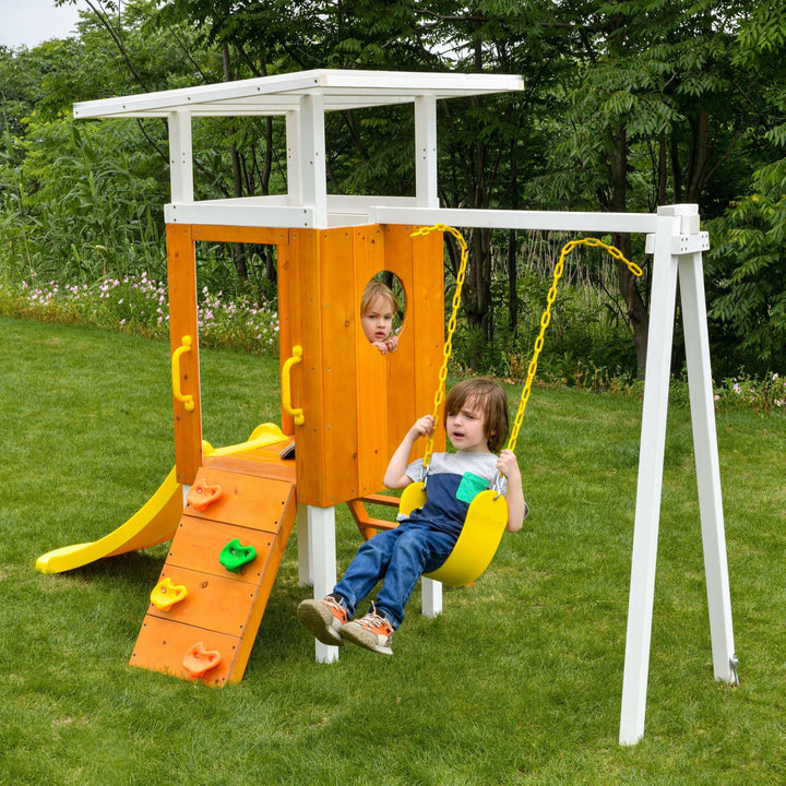 Wooden Playgrounds, Gyms, Swing Sets & Climbers | Avenlur