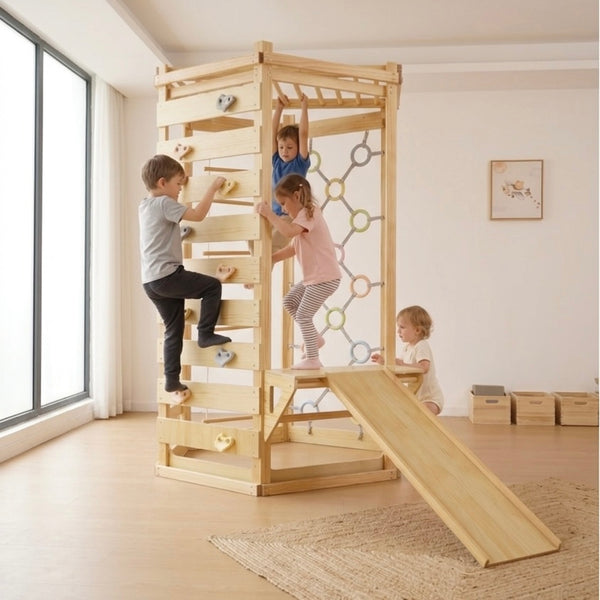 Indoor Climbing Gym for Kids | 5-in-1 Hawthorn Playset