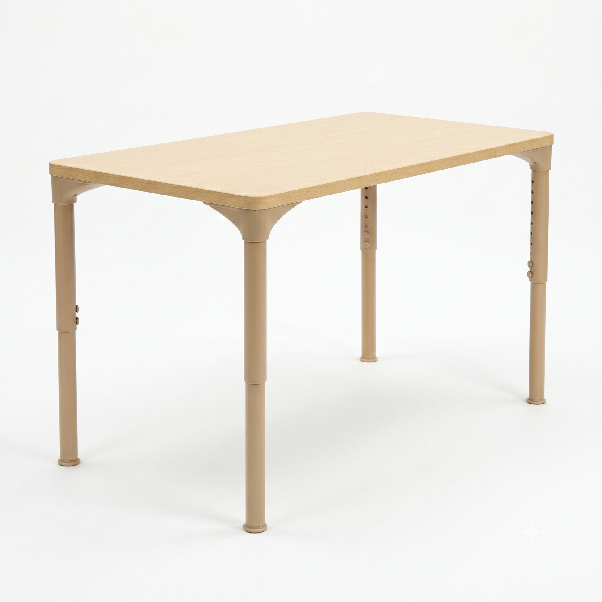 Rectangular Adjustable Kids Classroom Table – 48"×24", 17"–25" Height | School, Daycare & Homeschool