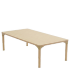 Rectangular Adjustable Kids Classroom Table – 17" to 25" Height | Durable Activity Table for School & Home