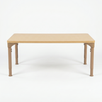 Rectangular Adjustable Kids Classroom Table – 48"×24", 13"–17" Height | School, Daycare & Homeschool