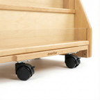 Wooden Classroom Bookshelf – Double Pack 3 Tier Front-Facing Display | 22.4" H x 25" W x 22" D