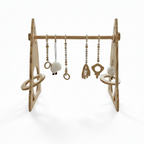 Rocket Wooden Baby Gym – Modern Montessori-Inspired Infant Play Arch