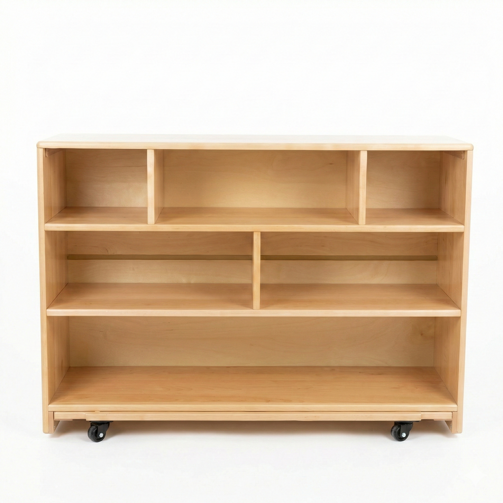 Montessori Classroom Shelf - 4' x 32" - Closed Back