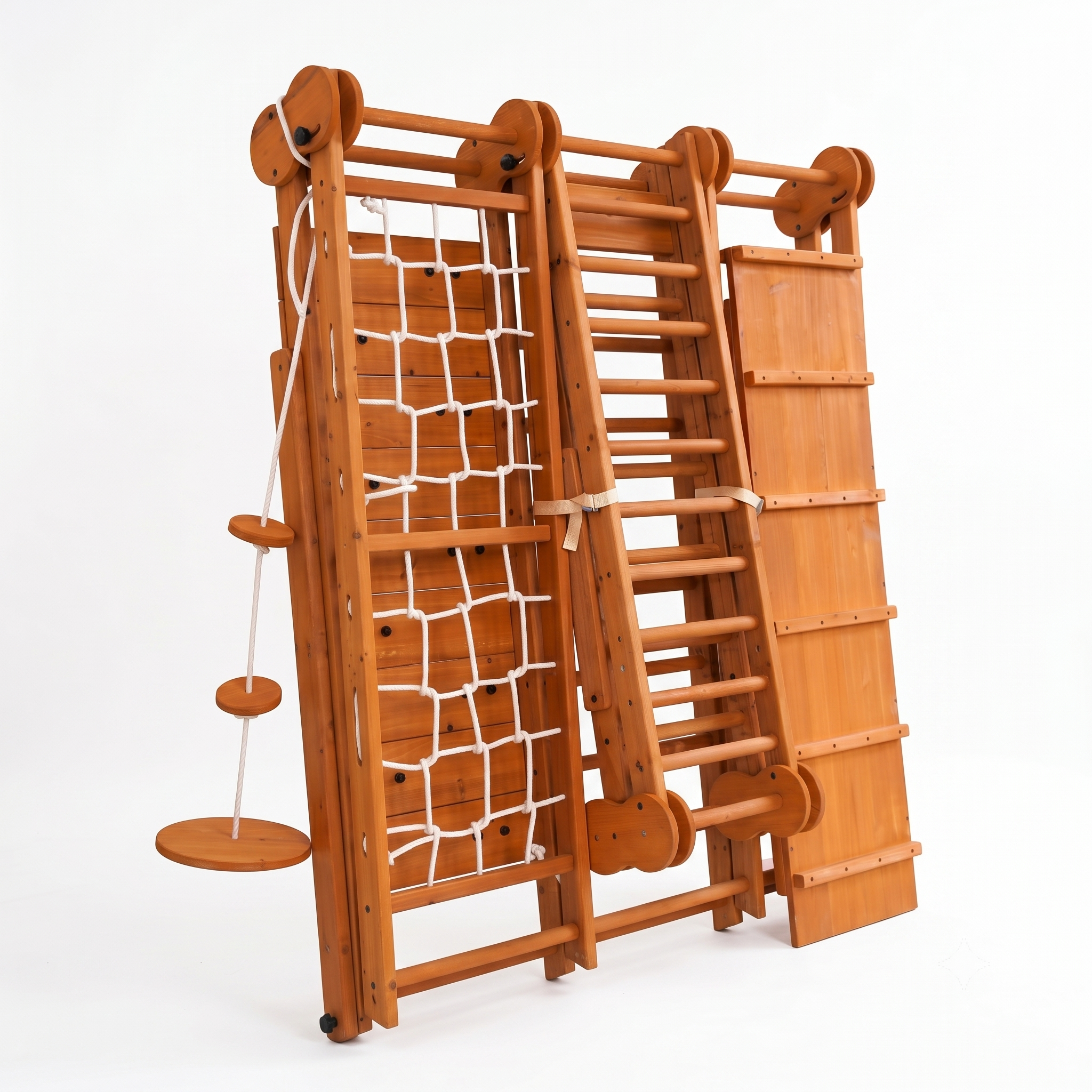 Chestnut-Outdoor- und Indoor 8-in-1-Jungle-Fitnessstudio für Kleinkinder Playset