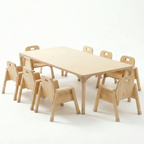 Rectangular Adjustable Kids Table – 13" to 17" Height | Toddler & Preschool Classroom Activity Table