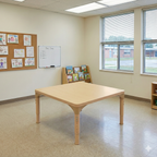 Square Adjustable Kids Table – 17" to 25" Height | Activity Table for Classrooms, Daycares & Homeschool