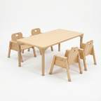 Rectangular Adjustable Kids Classroom Table – 48"×24", 13"–17" Height | School, Daycare & Homeschool