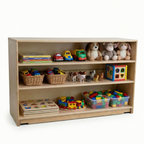 Montessori Classroom Shelf - 5' x 32" - Closed Back
