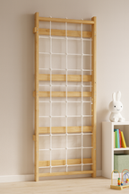 Walnut Modular Extension Panel Add-On Rope Wall Panel