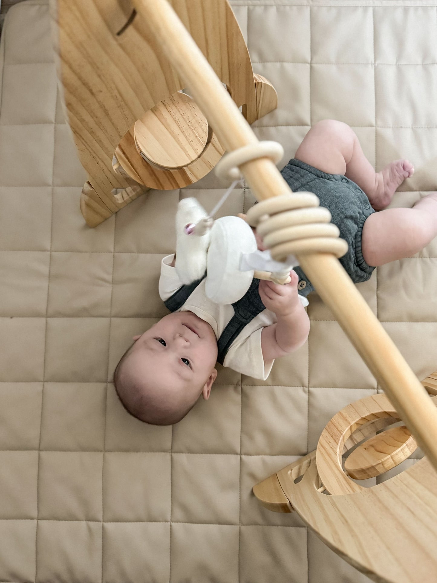 Rocket - Wooden Baby Gym.